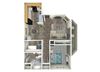 1 Bed 1 Bath Floor Plan 1 Bed 1 Bath Floor Plan at Woodland Hills Apartments, Colorado Springs, CO